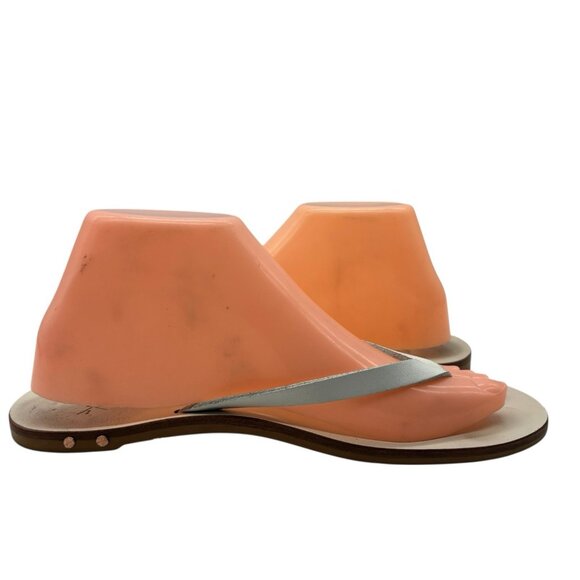 BEEK Sunbeam Leather Flip Flop Sandals Slip On Shoes Women Size 9 White- $139 - Picture 6 of 10